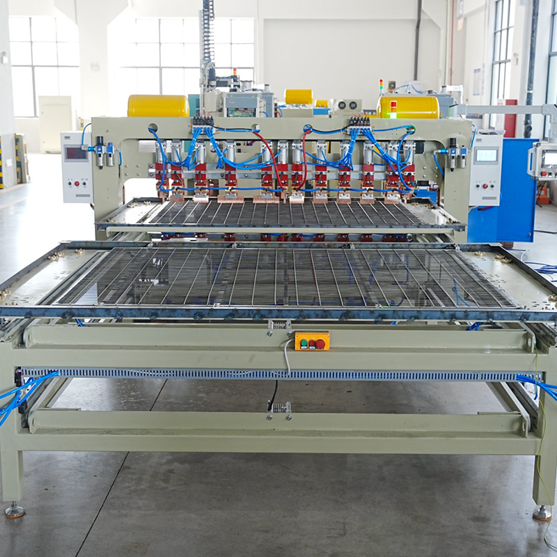 Máquina de soldadura por puntos con resistencia de marco de pórtico de 160 KVAx2x16