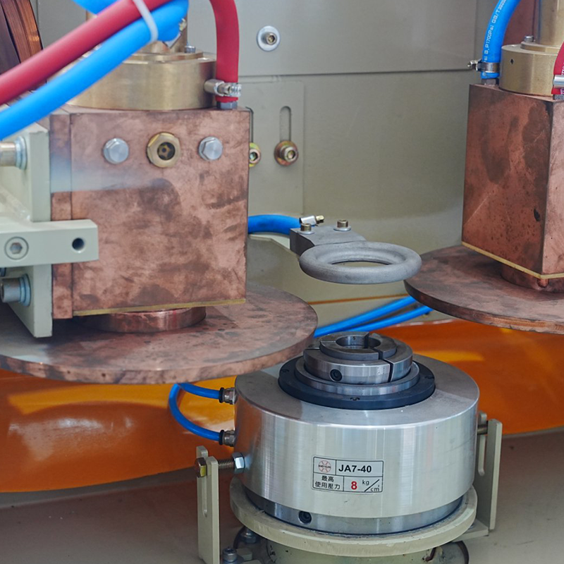 Máquina de soldadura por costura con amortiguador