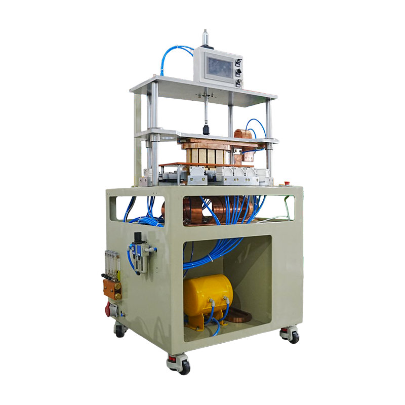 Máquina de soldadura por puntos de 12 cabezales para cestas colgantes redondas